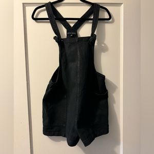 Miou Muse Black Overall Shorts